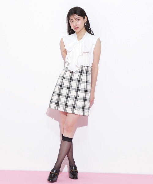 JILL by JILL STUART(ジルバイジルスチュアート)の「◇ビッグボウタイブラウス(シャツ/ブラウス・レディース・ピンク系その他/ブラック系その他/ホワイト・FREE)」の10枚目の写真
