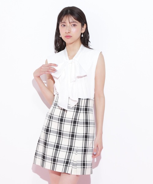 JILL by JILL STUART(ジルバイジルスチュアート)の「◇ビッグボウタイブラウス(シャツ/ブラウス・レディース・ピンク系その他/ブラック系その他/ホワイト・FREE)」の6枚目の写真