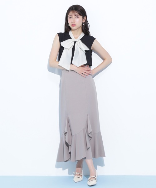 JILL by JILL STUART(ジルバイジルスチュアート)の「◇ビッグボウタイブラウス(シャツ/ブラウス・レディース・ピンク系その他/ブラック系その他/ホワイト・FREE)」の15枚目の写真