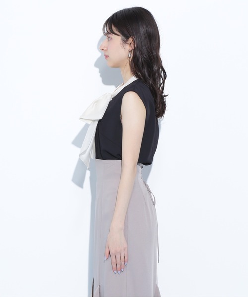 JILL by JILL STUART(ジルバイジルスチュアート)の「◇ビッグボウタイブラウス(シャツ/ブラウス・レディース・ピンク系その他/ブラック系その他/ホワイト・FREE)」の19枚目の写真
