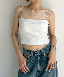 【NOGLE/ノグル】カップ付ショートキャミソール