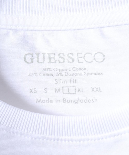 Guess(ゲス)の「GUESS SS CN GUESS GEO TRIANGLE TEE Tシャツ(Tシャツ/カットソー・メンズ・ホワイト・L/XL/M)」の4枚目の写真