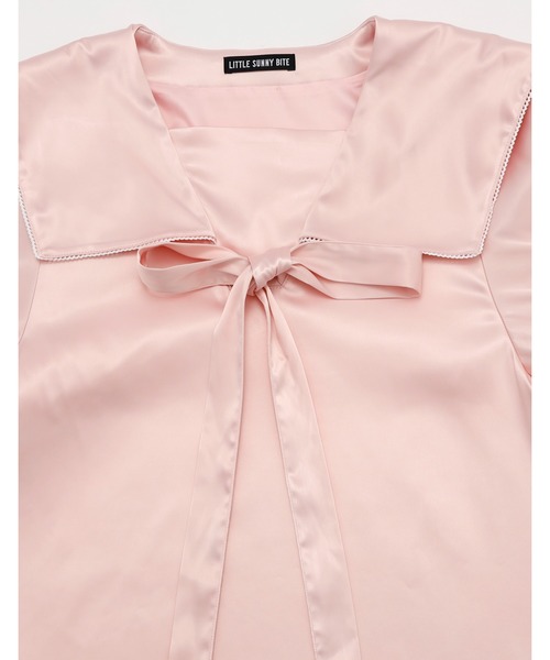 Little sunny bite(リトルサニーバイト)の「satin sailor dress(ワンピース・レディース・ブルー/イエロー/ピンク・SMALL/MEDIUM)」の20枚目の写真