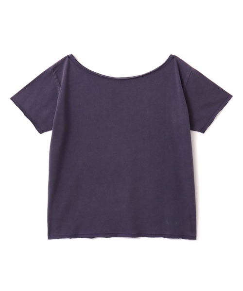 atmos pink(アトモスピンク)の「atmos pink Vintage Off-Shoulder T-shirt / アトモス ピンク ヴィンテージ オフショルダー ティーシャツ(Tシャツ/カットソー・レディース・ピンク/ホワイト/ネイビー・FREE)」の8枚目の写真