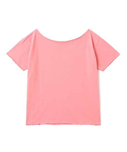atmos pink(アトモスピンク)の「atmos pink Vintage Off-Shoulder T-shirt / アトモス ピンク ヴィンテージ オフショルダー ティーシャツ(Tシャツ/カットソー・レディース・ピンク/ホワイト/ネイビー・FREE)」の13枚目の写真