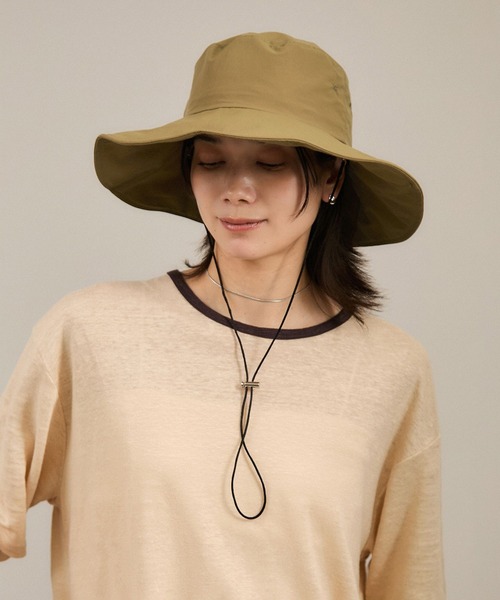 WEB限定】2WAYレイヤーハット［接触冷感・洗える・撥水