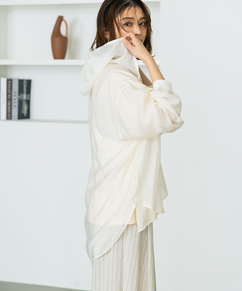シアーフーディブルゾン シアーフーディーブルゾン（ブルゾン）｜AZUL BY MOUSSY
