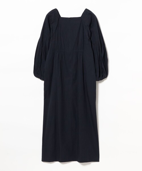 ne Quittez pas / ポプリン タック ロングスリーブ ワンピース