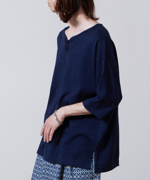 superNova.（スーパーノヴァ）の「superNova./スーパーノヴァ Frog Button Tee Tシャツ 夏服（Tシャツ/カットソー・メンズ・ネイビー/レッド・M/S）」の13枚目の写真
