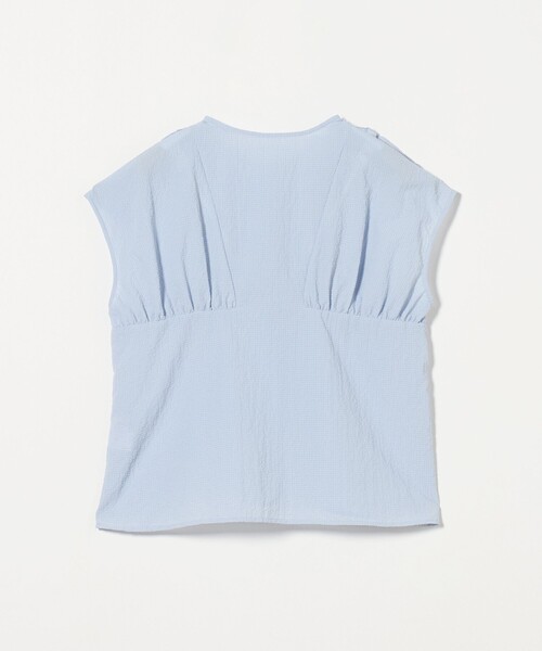 EMMEL REFINES(エメルリファインズ)の「<EMMEL REFINES>EM カラミタンブラー カタフリル ブラウス(シャツ/ブラウス・レディース・ブラック/ライトブルー/ホワイト・FREE)」の10枚目の写真