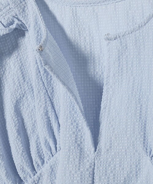 EMMEL REFINES(エメルリファインズ)の「<EMMEL REFINES>EM カラミタンブラー カタフリル ブラウス(シャツ/ブラウス・レディース・ブラック/ライトブルー/ホワイト・FREE)」の13枚目の写真