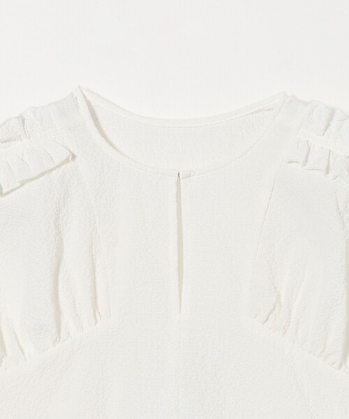 EMMEL REFINES(エメルリファインズ)の「<EMMEL REFINES>EM カラミタンブラー カタフリル ブラウス(シャツ/ブラウス・レディース・ブラック/ライトブルー/ホワイト・FREE)」の17枚目の写真