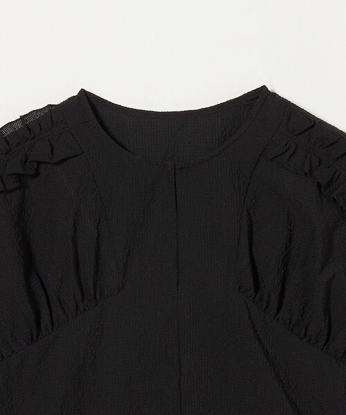 EMMEL REFINES(エメルリファインズ)の「<EMMEL REFINES>EM カラミタンブラー カタフリル ブラウス(シャツ/ブラウス・レディース・ブラック/ライトブルー/ホワイト・FREE)」の21枚目の写真