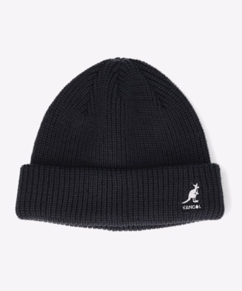KANGOL(カンゴール)の「KANGOL/カンゴール CARDINAL 2WAY BEANIE(ニットキャップ/ビーニー・レディース・ブラック/ダークグレー/オフホワイト/ブラウン系その他/イエロー系その他・ONE SIZE)」の3枚目の写真