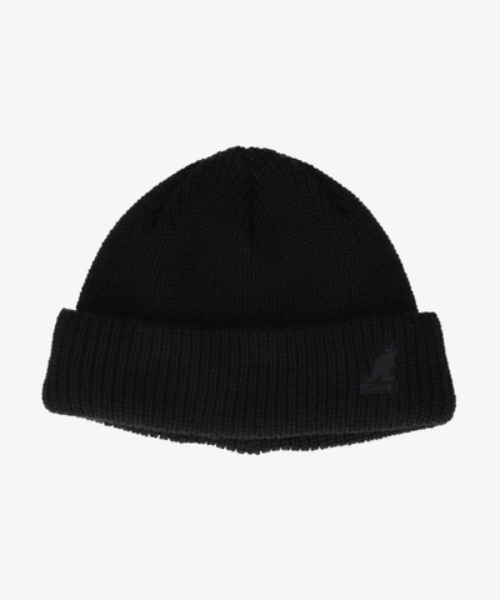 KANGOL(カンゴール)の「KANGOL/カンゴール CARDINAL 2WAY BEANIE(ニットキャップ/ビーニー・レディース・ブラック/ダークグレー/オフホワイト/ブラウン系その他/イエロー系その他・ONE SIZE)」の2枚目の写真