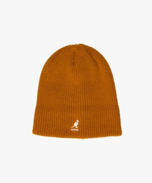 KANGOL(カンゴール)の「KANGOL/カンゴール CARDINAL 2WAY BEANIE(ニットキャップ/ビーニー・レディース・ブラック/ダークグレー/オフホワイト/ブラウン系その他/イエロー系その他・ONE SIZE)」の8枚目の写真
