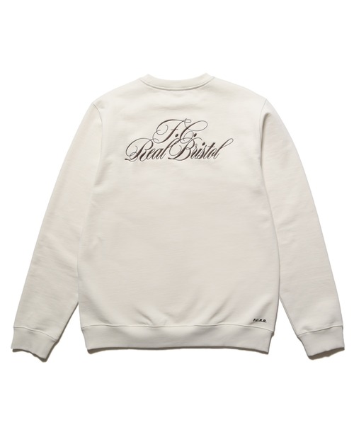 F.C.Real Bristol(エフシーレアルブリストル)の「SCRIPT CREWNECK SWEAT(スウェット・メンズ・グリーン/ブラウン/オフホワイト/ブラック・XX-LARGE/X-LARGE/LARGE/MEDIUM/SMALL)」の1枚目の写真