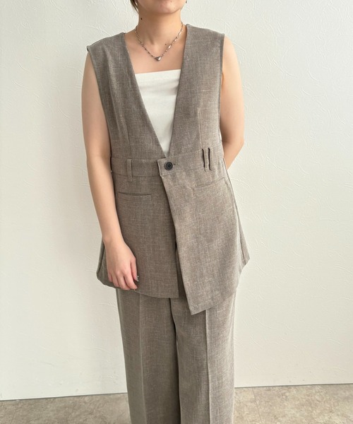【近年】美品♡イオコムイオ 変形ジレ ベスト アシンメトリー 紙 メッシュ L アシメデザインジレ LHELBIE│Eimee Law & LHELBIE 公式オンラインストア