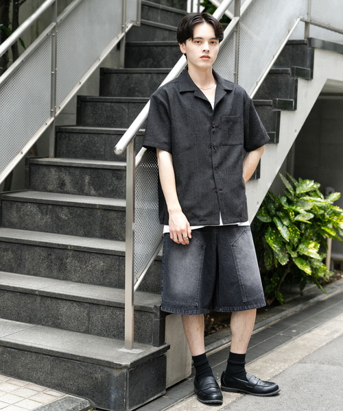 sullen tokyo 半袖シャツ SizeMAX】LOUIS CHAVLON 半袖Tシャツ付き アムンゼンストラ