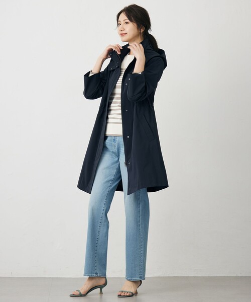 J.PRESS Ladies(J.プレス レディス)の「【2way】Artirosa モッズ コート(ミリタリージャケット・レディース・ベージュ系/ネイビー系・S/XS)」の7枚目の写真