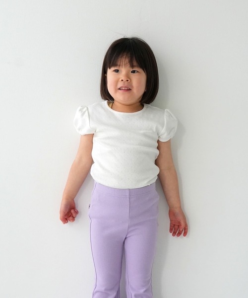 URBAN RESEARCH DOORS(アーバンリサーチドアーズ)の「Pippi+Lotta Eyelet puff T-shirts(KIDS)(Tシャツ/カットソー・キッズ・ピンク/ラベンダー/グリーン系その他/アイボリー・MEDIUM/LARGE/X-LARGE/XX-LARGE)」の12枚目の写真