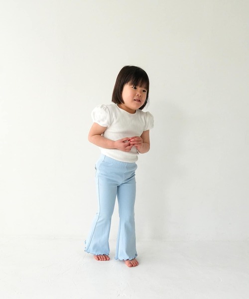 URBAN RESEARCH DOORS(アーバンリサーチドアーズ)の「Pippi+Lotta Eyelet puff T-shirts(KIDS)(Tシャツ/カットソー・キッズ・ピンク/ラベンダー/グリーン系その他/アイボリー・MEDIUM/LARGE/X-LARGE/XX-LARGE)」の14枚目の写真