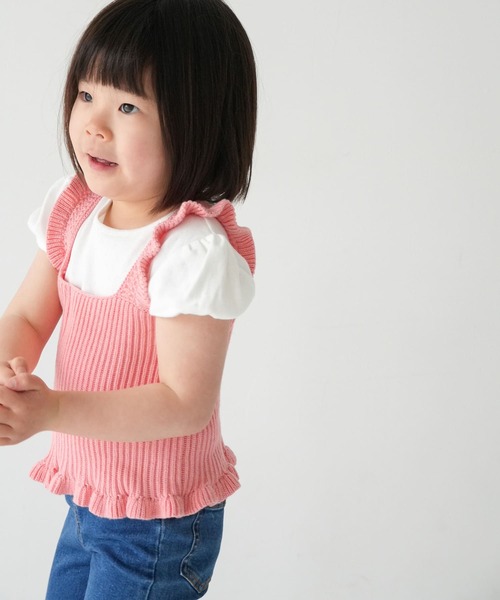 URBAN RESEARCH DOORS(アーバンリサーチドアーズ)の「Pippi+Lotta Eyelet puff T-shirts(KIDS)(Tシャツ/カットソー・キッズ・ピンク/ラベンダー/グリーン系その他/アイボリー・MEDIUM/LARGE/X-LARGE/XX-LARGE)」の15枚目の写真