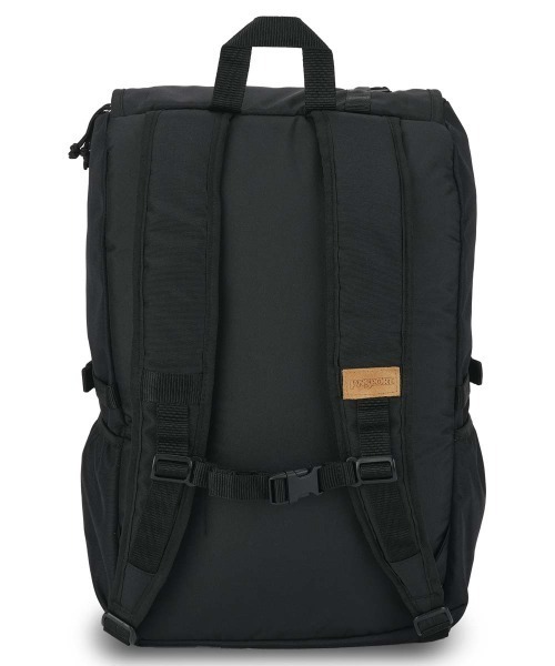 JANSPORT（ジャンスポーツ）の「JANSPORT HATCHET (BONDED LEATHER VERSION)（ジャンスポーツ ハチェット (ボンデッドレザー バージョン)）（バックパック/リュック・メンズ・ネイビー/ブラック・FREE）」の4枚目の写真