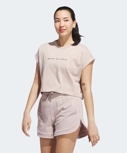 tシャツ ビヨンド ザ コース バックグラフィック Tシャツ「adidas Golf/アディダスゴルフ」 レディース ビヨンド ザ コース バックグラフィック Tシャツ【adidas Golf