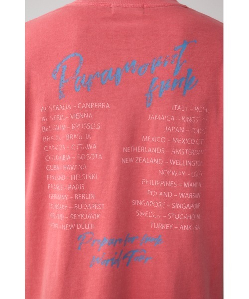 AZUL by moussy(アズールバイマウジー)の「ピグメントグラフィックTシャツ(Tシャツ/カットソー・メンズ・ホワイト/ライトブラック/バーガンディー・MEDIUM/LARGE)」の22枚目の写真