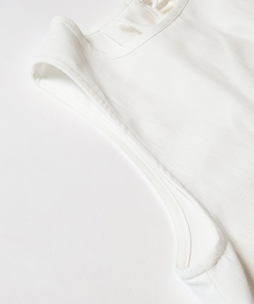 coca（coca）（コカ）の「裾切替フレアチュニック（チュニック・レディース・ホワイト/ブラック・L/M/S）」の17枚目の写真