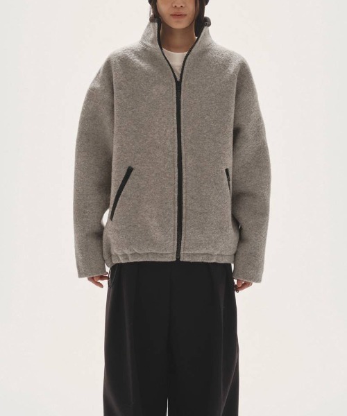 TODAYFUL（トゥデイフル）の「TODAYFUL　Woolboa Zip Jacket ウールボアジップジャケット/12520205（その他アウター・レディース・グレー/キナリ・38）」の7枚目の写真