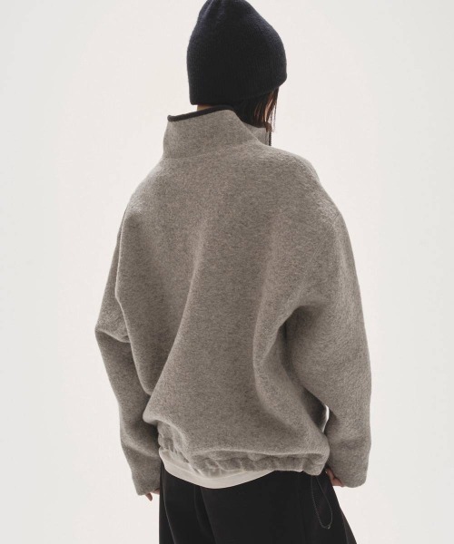 TODAYFUL（トゥデイフル）の「TODAYFUL　Woolboa Zip Jacket ウールボアジップジャケット/12520205（その他アウター・レディース・グレー/キナリ・38）」の8枚目の写真