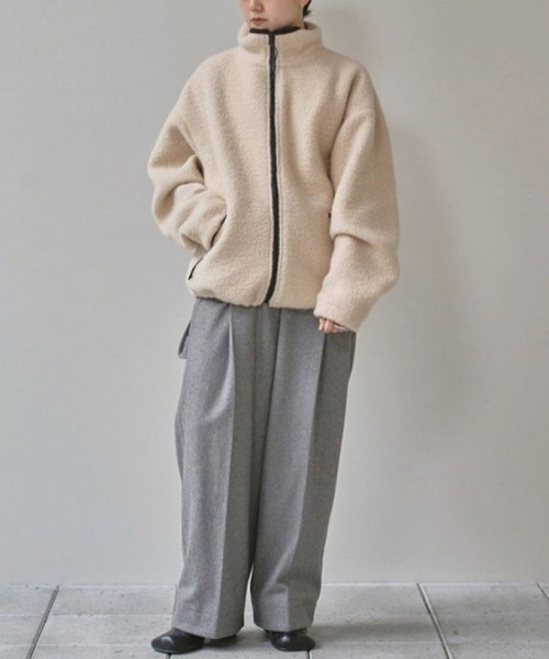 TODAYFUL Woolboa Zip Jacket ウールボアジップジャケット/12520205