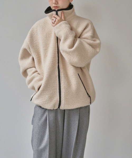TODAYFUL Woolboa Zip Jacket ウールボアジップジャケット/12520205