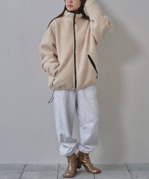 TODAYFUL Woolboa Zip Jacket ウールボアジップジャケット/12520205
