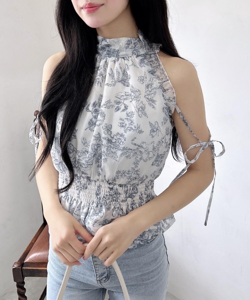 INGNI（イング）の「前後2Wayリボン／アメスリブラウス（シャツ/ブラウス・レディース・ブラック系/ホワイト系その他6/ブラック・M）」の18枚目の写真