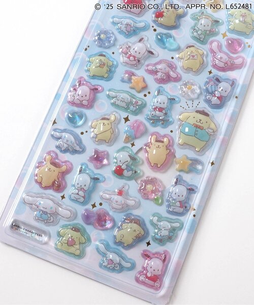 sanrio(サンリオ)の「サンリオうるちゅるポップシール(ステッカー/テープ・キッズ・ピンク/レッド/マルチ/オフホワイト・FREE)」の5枚目の写真