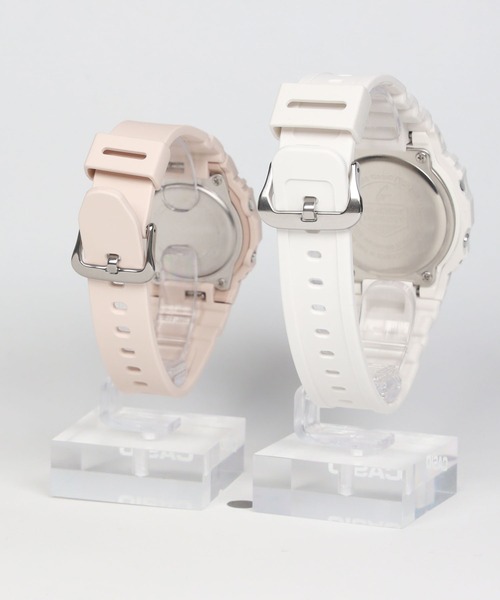 G-SHOCK(ジーショック)の「Pair Model / DW-5600WW-7JF × BGD-565U-4JF(デジタル腕時計・メンズ・ホワイト×ピンク・FREE)」の7枚目の写真