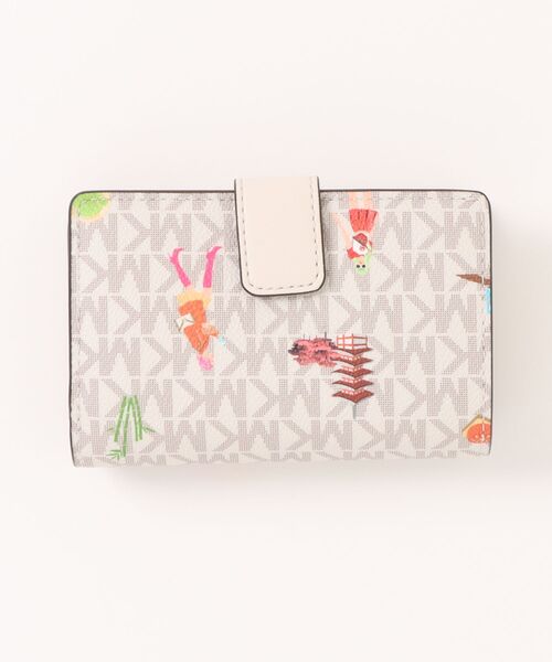 MICHAEL KORS(マイケルコース)の「JET SET TRAVEL MD BIFLD ZP CN WLLET ウォレット(財布・レディース・ベージュ系その他・FREE)」の2枚目の写真