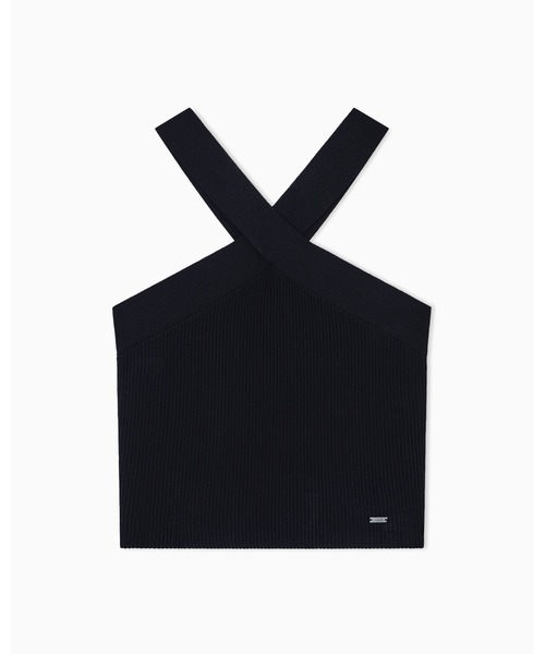 ニット セーター 「A|X アルマーニ エクスチェンジ」「ZOZO限定」クロスネック ニットトップス レディース ARMANI EXCHANGE（アルマーニエクスチェンジ）の「【A|X