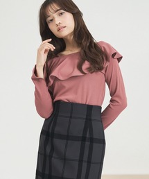 WEB限定 フリルカットソー