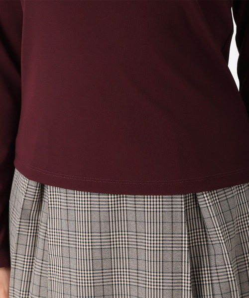 MISCH MASCH（ミッシュマッシュ）の「WEB限定 フリルカットソー（Tシャツ/カットソー・レディース・ブラック/ワイン/ピンク・ﾌﾘ-）」の14枚目の写真