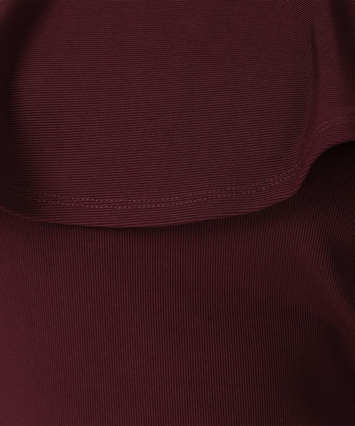 MISCH MASCH（ミッシュマッシュ）の「WEB限定 フリルカットソー（Tシャツ/カットソー・レディース・ブラック/ワイン/ピンク・ﾌﾘ-）」の13枚目の写真