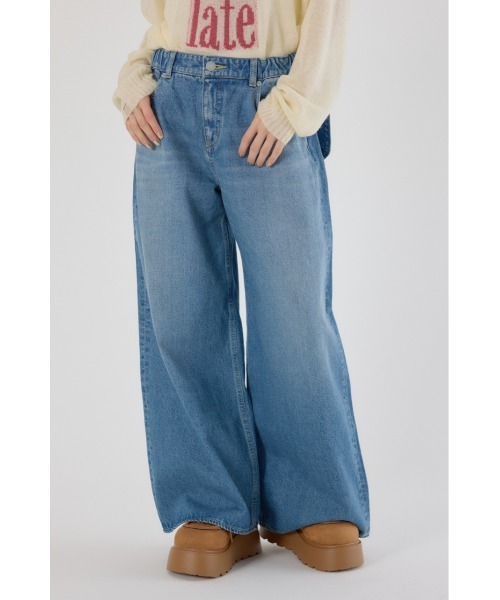 ビッグリボンデニムパンツ　ブルー RODEO CROWNS WIDE BOWL ビッグリボンデニムパンツ（デニムパンツ）｜RODEO CROWNS WIDE