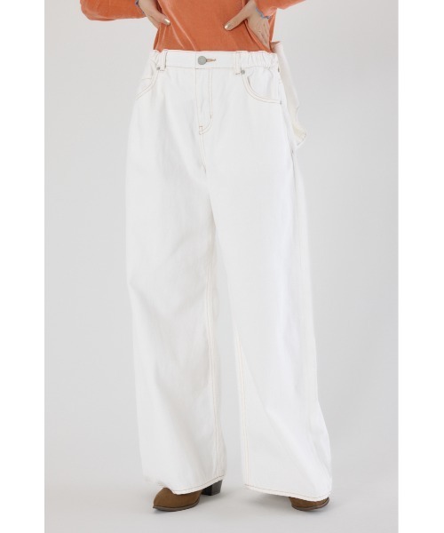 RODEO CROWNS WIDE BOWL（ロデオクラウンズワイドボウル）の「ビッグリボンデニムパンツ（デニムパンツ・レディース・オフホワイト/ブルー/ワンウォッシュ・SMALL/MEDIUM）」の14枚目の写真