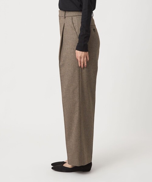 セール】［size SHORT/TALLあり］ホームスパン ストレート パンツ