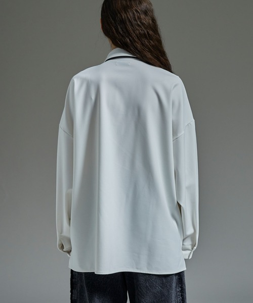 cussil（クシル）の「【cussil/クシル】ヘビードレープロングネクタイ（ネクタイ・メンズ・ブラック・L/M）」の7枚目の写真