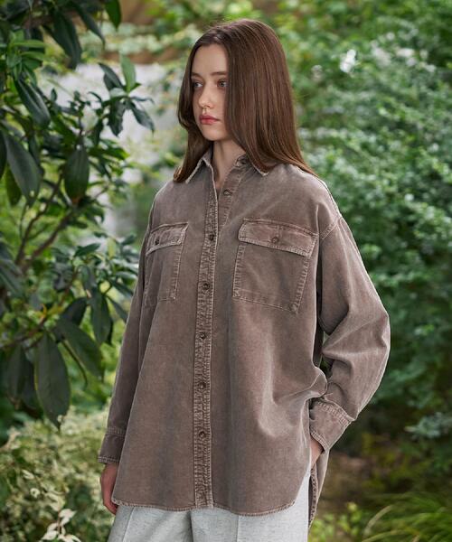 セール】【洗える/抜け感】コーデュロイガーメントダイシャツ（シャツ