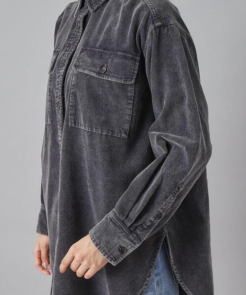 DRESSTERIOR(ドレステリア)の「【洗える/抜け感】コーデュロイガーメントダイシャツ(シャツ/ブラウス・レディース・ダークグレー/ブラウン系・38/36/34)」の17枚目の写真